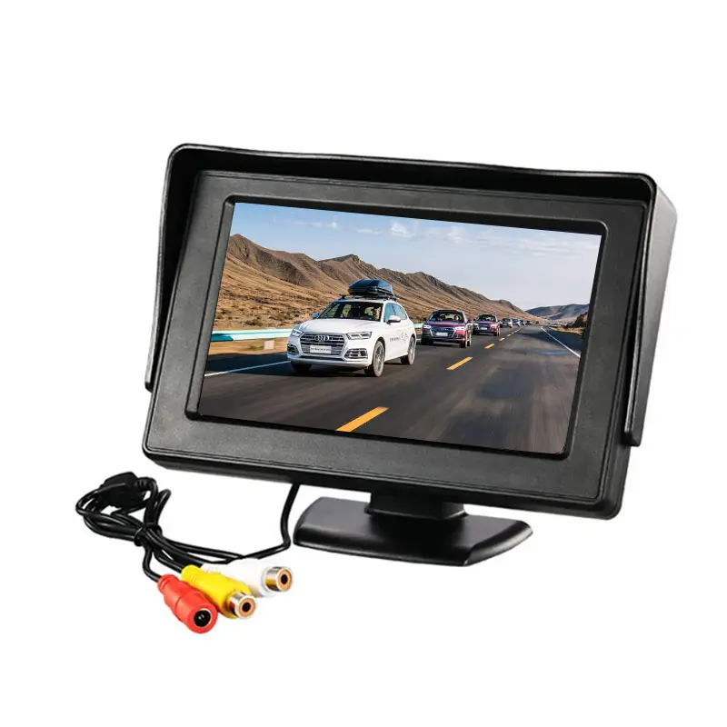 4.3 "Tft Display Car Rear view monitor Reverse camera showing parking rearview mirror system