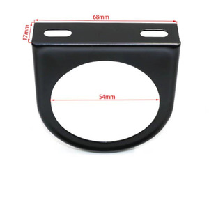 Car Dashboard <b>Bracket</b> 2 Inch Double Hole Black Air Vent Mount Easy Install <b>Plastic</b> Accessory - Product Image 2