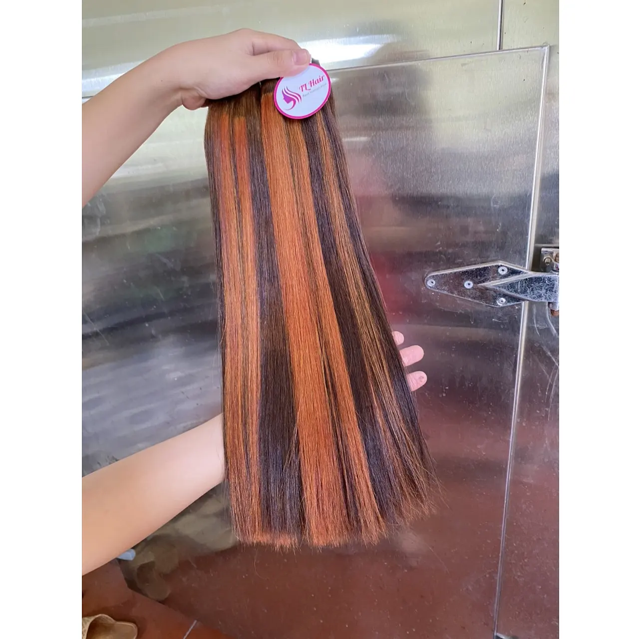 Mix Color piano on hair weft 100% virgin cuticle aligned weave hair 8-32cm