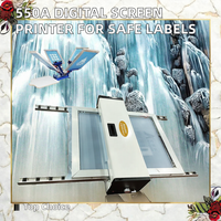 Máquina de Impresión Digital de Serigrafía sin Película 550A, Certificación CE, 100-240V, Área de Impresión Máxima de 300x600mm para Logotipos Eléctricos