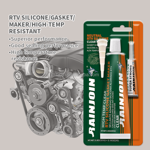 Силиконовый герметик RAINJOIN RTV для ремонта автомобильных фар, крышек фонарей, устранения протечек, зазоров люков, деревообработки, строительства, упаковки - Product Image 1