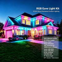 Luces LED Permanentes para Exteriores Blancas y RGB para Proyectos de Iluminación de Techos