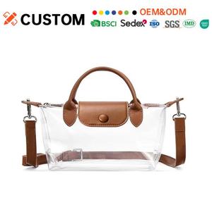 Bolso Bandolera de Gran Capacidad, Impermeable, Transparente, con Forro de Poliéster, Aprobado <span class=keywords><strong>para</strong></span> Estadios, <span class=keywords><strong>para</strong></span> Mujer - Product Image 1