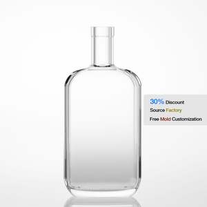 Botellas de Vidrio Personalizadas al por Mayor para Whisky, Tequila y Ron de 250ml y 500ml con Tapón de Corcho, Acabado Esmerilado/Decorado y Embalaje Personalizado - Product Image 2