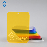 Supports promotionnels avec feuille acrylique PMMA translucide découpée sur mesure, résistante aux UV, services de pliage/découpe/moulage SEDALO N°57400