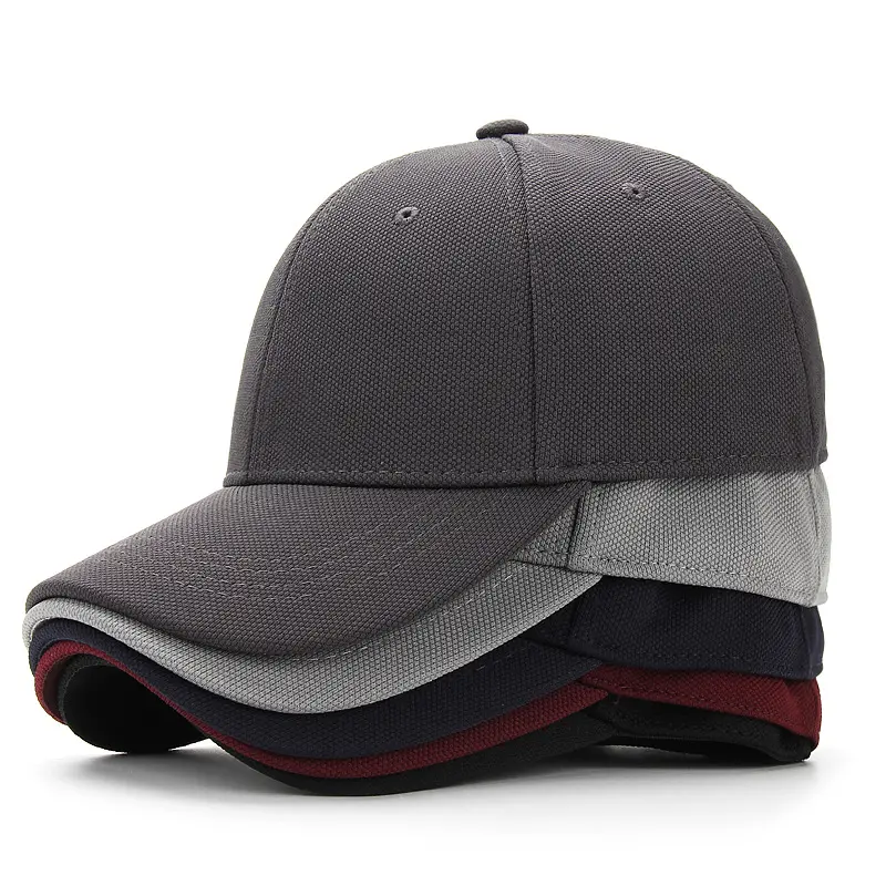 Neue 100% Polyester Dry Fit Blank Baseball Sport kappe schwarz schlichte Flex Fit Hut kappen in loser Schüttung für Männer und Frauen