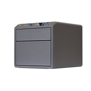 Thiết kế mới đồ trang sức ngăn kéo ánh sáng sang trọng vân tay mật khẩu kết hợp khóa cạnh giường tủ an toàn hộp - Product Image 4