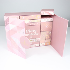 Calendario de Adviento de Lujo Personalizado de 25 Días, <span class=keywords><strong>Caja</strong></span> de Regalo Misteriosa para Cosméticos y Cuidado de la Piel, Cajas de Calendario de Papel Rígido con Materiales Reciclados - Product Image 3