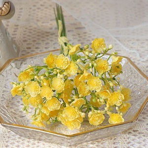 Fiori Artificiali in Plastica Gypsophila Mini Scena Primaverile 6 Piccoli Rami Fiori Finti a Stella per Decorazioni Casa Fotografia - Product Image 4