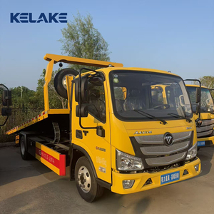 Yellow Tow <b>Truck</b> 20 Ton <b>Flatbed</b> Wrecker Diesel Manual Transmission New - Product Image 1