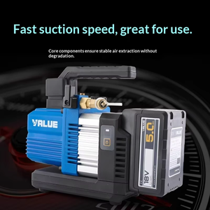 Pompa per vuoto wireless VRP-2DLi/2SLi con batteria al litio, valvola a sfera di ricarica CC brushless, interruttore per pompa climatizzatore R32 - Product Image 4