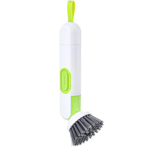 Long <b>Handled</b> Liquid Storage Pot Brush With <b>Sponge</b> Head Multi Functional Kitchen Cleaning Tool For Pots And Pans - Product Image 4