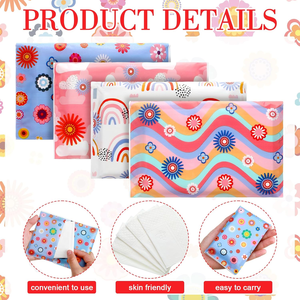 Mouchoirs de poche fins pour voyage, petits mouchoirs faciaux format portefeuille, <span class=keywords><strong>papier</strong></span> toilette pour voyage, fournitures pour invités et mariages - Product Image 2