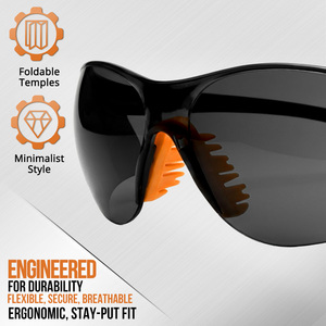 Lunettes de sécurité KSEIBI ALAIR, verres anti-rayures et anti-buée, protection UV400, 4 styles disponibles - Product Image 3
