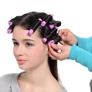 12 pièces tiges de permanente pour <span class=keywords><strong>cheveux</strong></span>, courtes tiges de vague froide tiges de permanente en plastique rouleaux de bouclage pour <span class=keywords><strong>cheveux</strong></span> avec peigne à queue en acier 12 pièces - Product Image 4