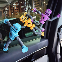 Juguete Robot Telescópico con Ventosa, Juguete Antiestrés con Forma de Tubo que Cambia de Forma, Recuerdo de Fiesta, Venta al por Mayor