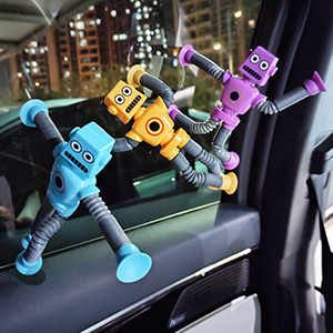 Pack Jouets Sensoriels Tube Télescopique Ventouse Robot - Product Image 6