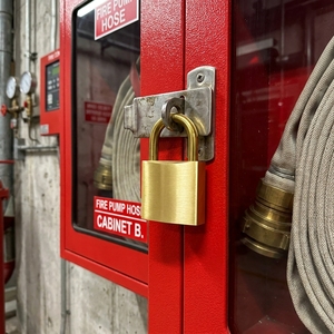 <span class=keywords><strong>Cadenas</strong></span> en laiton massif de 30 mm de qualité supérieure pour la lutte contre les incendies, vente à prix réduit de l'usine Lianyi - Product Image 2