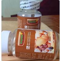 Capsules molles de calcium liquide, contenant du carbonate de calcium, de la vitamine D3 et de l'extrait d'huître, bénéfiques pour la santé osseuse.