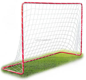 Portería de Fútbol Plegable y Portátil de 6' x 4', Marco de Acero Galvanizado con Recubrimiento en Polvo para Prácticas y Entrenamientos en Interiores/Exteriores - Product Image 6