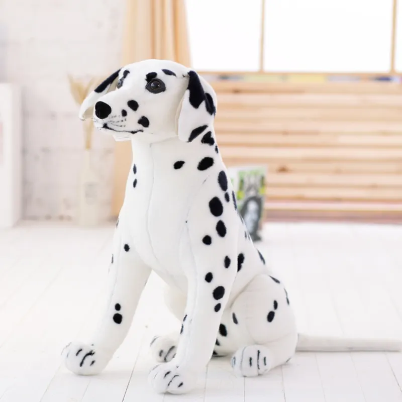home decoration gifts big soft sitting manufacturer custom dalmatian simulation stuffed animal