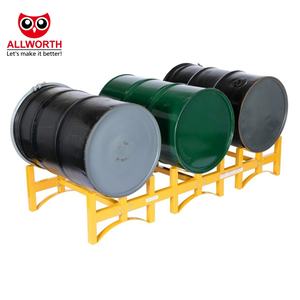 <span class=keywords><strong>Rack</strong></span> empilable couleur RAL de haute qualité Transport plate-forme simple entrepôt utilisation tambour support empilable - Product Image 5