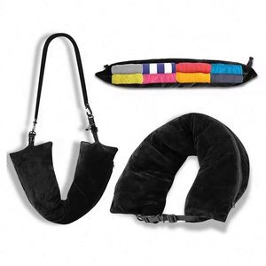 Échantillon Gratuit - Vente Flash : Oreiller de Voyage Ergonomique en U Multifonctionnel avec Rangement pour Vêtements - Idéal Avion - Product Image 1