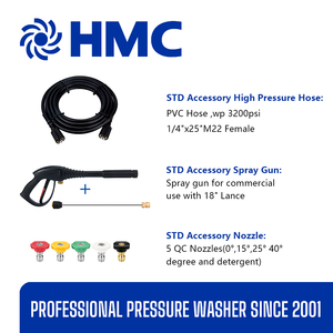 Nettoyeur haute pression à eau froide HMC 3200PSI 2.6GPM nettoyeur haute pression Lifan Engine Nettoyeur de surface - Product Image 4
