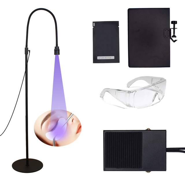 5W UV Violet LED Lamp Special Phototherapy for Eyelash Extension Plastic Material 395mm Grafting False Eyelash with Curing Glue