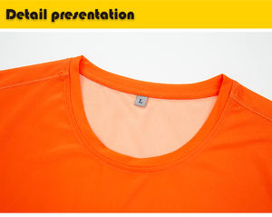 เสื้อยืดผู้ชาย แห้งเร็ว ระบายอากาศดี ทรงปกติ ผ้าทอ น้ำหนักเบา สไตล์ซาฟารี แขนสั้น ไม่ยับ สีพื้น สำหรับฤดูร้อน - Product Image 4