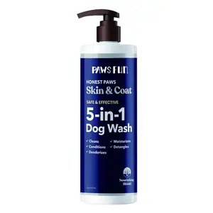 Wholesale In Stock Eco-Friendly Aloe Vera Protein Grooming Anti Tick and Flea Dog Hair Clean Shampoo