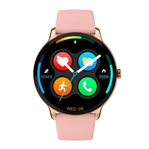 Lorrington Calling Smartwatch Monitoreo DE SALUD IP68 Asistente de voz a prueba de agua Pantalla TFT Reloj inteligente completamente táctil para mujeres y hombres