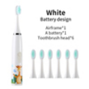 Cepillo de Dientes Eléctrico Sónico Recargable Profesional para Niños, Impermeable, con Diseño de Dibujos Animados, Inteligente, para Blanquear los Dientes - Product Image 6