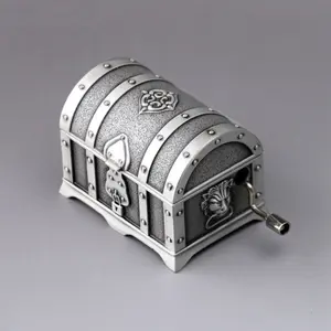 Boîte à musique pirate <span class=keywords><strong>des</strong></span> Caraïbes, boîte à musique miniature en métal - Product Image 1