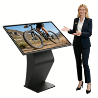 Harga Pabrik 32/43/55 Android Digital Signage Layar Sentuh Self-Service 16:9 Animasi Grafis Horizontal Mesin All-In-One