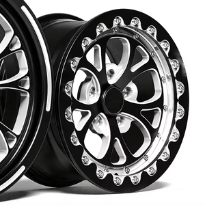 Rines de Aleación Forjados Beadlock para Carreras, Personalizados 17x4 17x5 17x10 5x112 5x114.3, Configuración Escalonada, para Mejoras de Autos Deportivos - Product Image 5