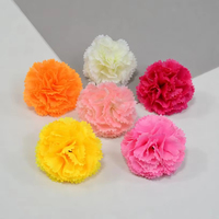 Couronne Hawaïenne de Fleurs de Œillet en Soie, Accessoires de Danse pour la Saint-Valentin, Décoration Murale, Vente en Gros