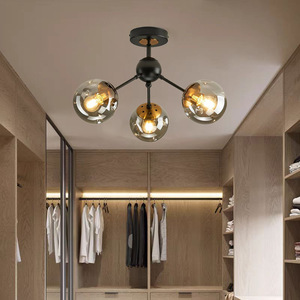 Phòng ngủ Bắc Âu hiện đại Ánh sáng đơn giản sang trọng phòng khách cá tính đèn 2024 mới nghiên cứu nhà hàng phân tử ma thuật đậu Trần - Product Image 2