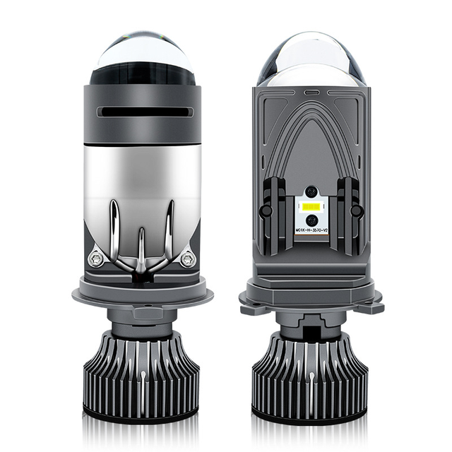 IDISON L7 H4 Mini Dual Direct Light Projector Lens LED Headlight Bulbs 12v 42w 62w 6000K Plug and Play Biled Projector Head Lamp