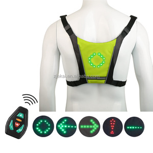 Chaleco de Seguridad LED Recargable Inalámbrico con Logotipo Personalizado ANSI Clase 2, Señal de Giro y Luces de Advertencia Reflectantes, Marca <span class=keywords><strong>Ekai</strong></span>, 45.7m - Product Image 5