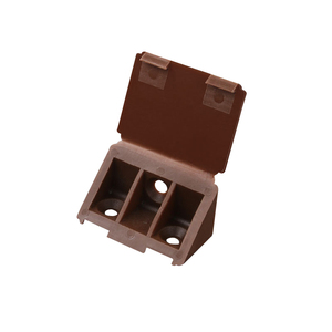 Thickened Furniture 90-Degree Right Angle Cabinet Shelf Support Connector <b>Plastic</b> Integrated Cover Large <b>Corner</b> <b>Bracket</b> - Product Image 1