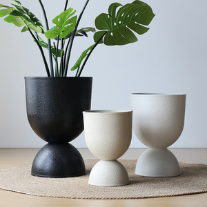 Pots de <span class=keywords><strong>plantes</strong></span> en plastique extra larges, légers et écologiques, résistants aux UV, pour l'intérieur et l'<span class=keywords><strong>extérieur</strong></span>, pour pots de fleurs durables. - Product Image 6
