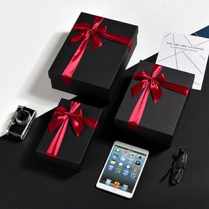Luxury Custom Logo Big Size Cardboard Gift Wedding Packaging Paper <strong>Box</strong> With Ribbon Bow - Product Image 3