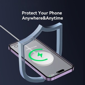 <span class=keywords><strong>ESSAGER</strong></span> สำหรับไอโฟน 14/ 13 /ซีรีส์ 12 15W ABS แท่นชาร์จโทรศัพท์ไร้สายแบบแม่เหล็ก - สีขาว - Product Image 3