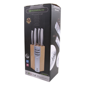 <span class=keywords><strong>Everrich</strong></span> ชุดมีดทำครัวอเนกประสงค์6ชิ้นพร้อมที่ลับมีดสแตนเลส - Product Image 5