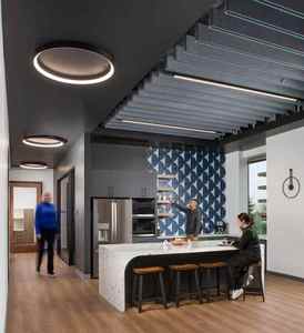 Hiện đại Acoustic Trần đám mây vách ngăn cách âm 100% polyester sợi mật độ cao Acoustic tấm NRC 0.9 9 mét độ dày cho - Product Image 6