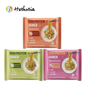 Nouilles instantanées végétaliennes riches en protéines, saveur poulet épicé, non frites, 29 g de protéines, choix sain - Product Image 2