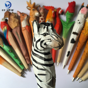 Zoo recuerdo regalo madera animal forma bolígrafo cebra bolígrafo <span class=keywords><strong>con</strong></span> logotipo <span class=keywords><strong>personalizado</strong></span> <span class=keywords><strong>nombre</strong></span> - Product Image 3