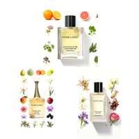 Perfumes de Lujo Personalizados de Fábrica para Mujer, Colonia de Larga Duración, Fragancia de Marca Privada, Sets de Regalo de Perfume para Mujer