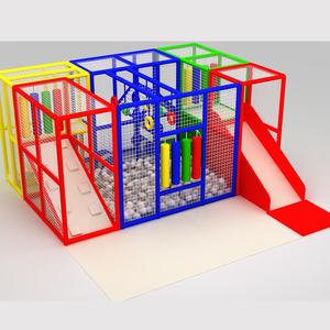 Ensemble d'équipement de jeu souple d'intérieur mobile le mieux noté avec toboggan grimpeur pour aire de jeux d'aventure pour enfants - Product Image 4